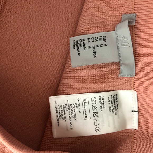 H&M Light Pink Bandage Pencil Skirt with Cutouts - Picture 5 of 5